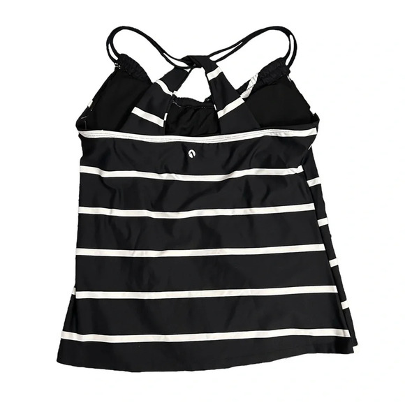 NWOT Next Santa Fe Stripe Racerback Tankini Top - Picture 3 of 6